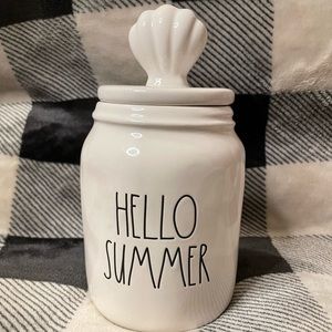 Rae Dunn HELLO SUMMER Canister